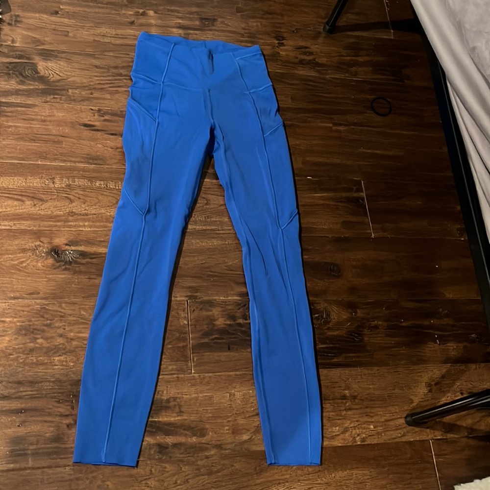 Lululemon leggings size 2 color royal blue